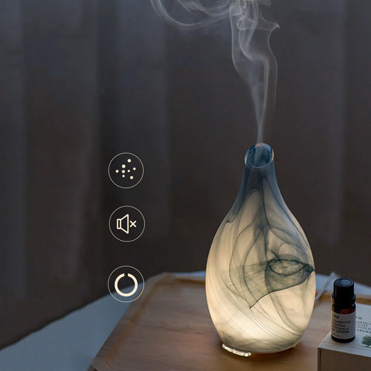 3 In 1 Aroma Lamp 120ML Essential Oil Aroma Diffuser Mute Air Humidifier